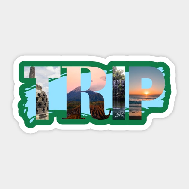 My Trip Sticker by Design Imaginer